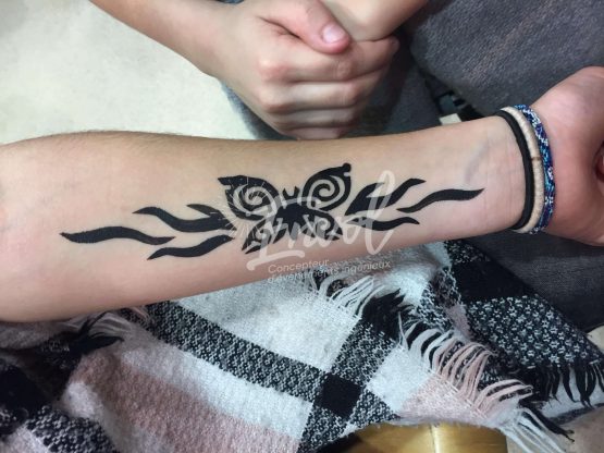 Tatouage temporaires ou à paillettes avec Envol