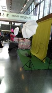 studio photo événementiel fond vert