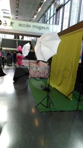 studio photo événementiel fond vert