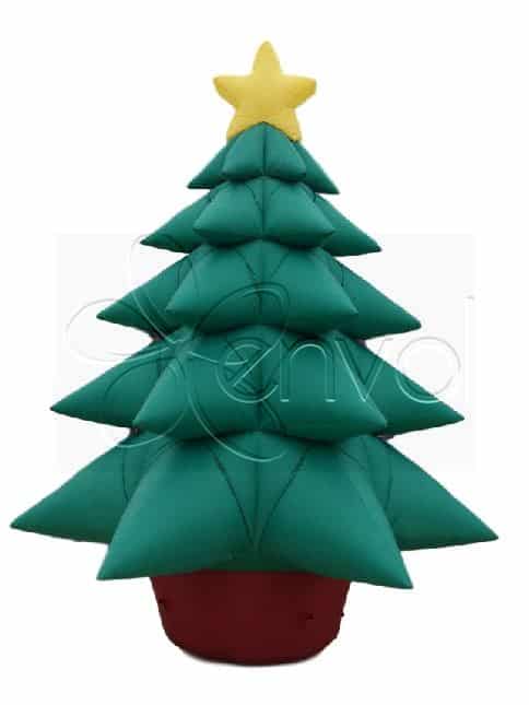Location décor gonflable géant : sapin de Noël