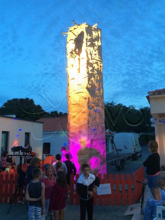 animation mur d'escalade en Vendée