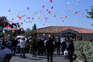 Lacher de ballons mariage
