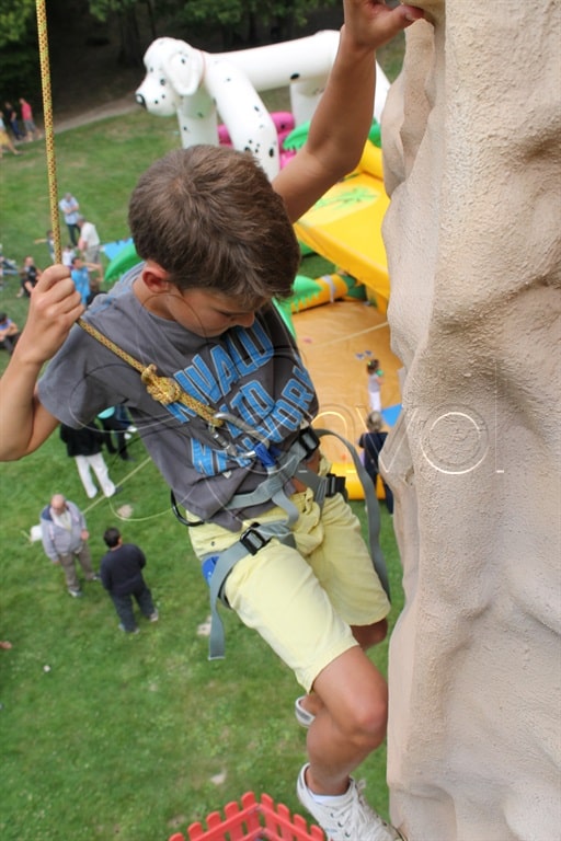 Mur d'escalade mobile pour événements