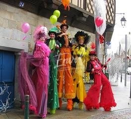 Les Echassiers ENVOL - animation en déambulation