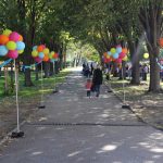 décoration ballons extérieure