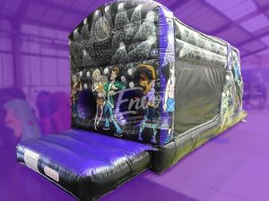 Parcours disco avec jeu de lumière et musique intégrés