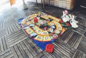 Le jeu de l'oie géant