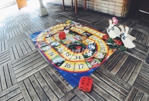 Le jeu de l'oie géant