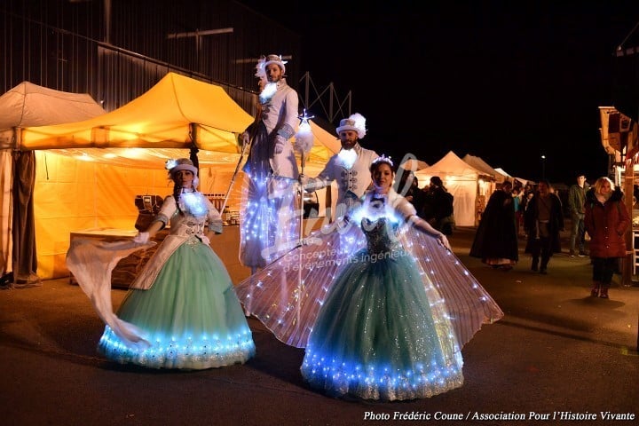 Echassiers lumineux, Envol