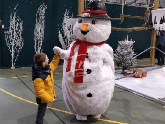 Mascotte Bonhomme de neige