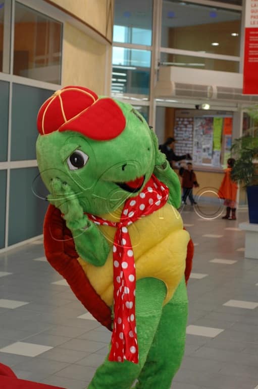 Mascotte Tortue Envol