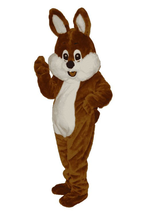 mascotte-lapin-marron