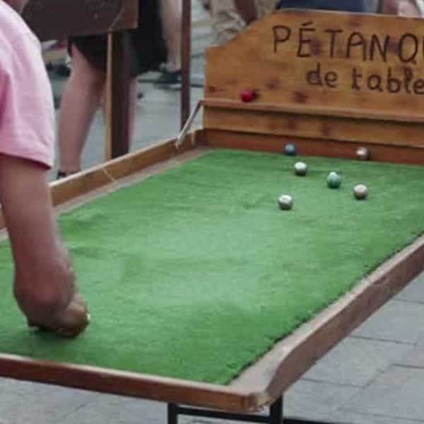 Pétanque de table