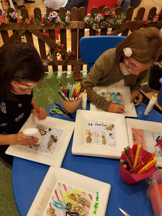 Atelier portraits de familles galets