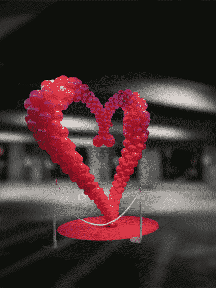 Décoration ballons St Valentin