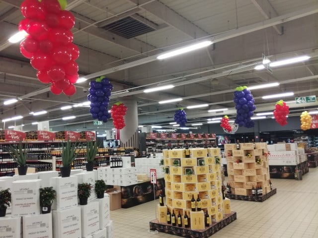 décoration foire aux vins