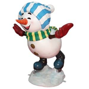 statue-resine-bonhomme-de-neige