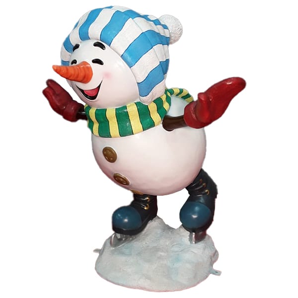 statue-resine-bonhomme-de-neige