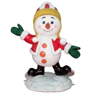 statue-resine-noel-bonhomme-de-neige