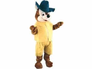 Mascotte-écureuil-cowboy