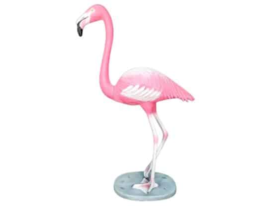Statue-flamant-rose