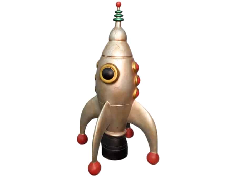 Décor-fusée-en-résine